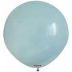 Кръгъл балон светлосин пастел 48 см Retro Blue Glass Kalisan, 1 брой