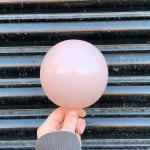 Кръгли балони розова пудра пастел Pink blush Kalisan, 48 см, пакет 25 броя