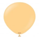 Кръгли балони праскова 48 см Standart peach Kalisan, пакет 25 броя